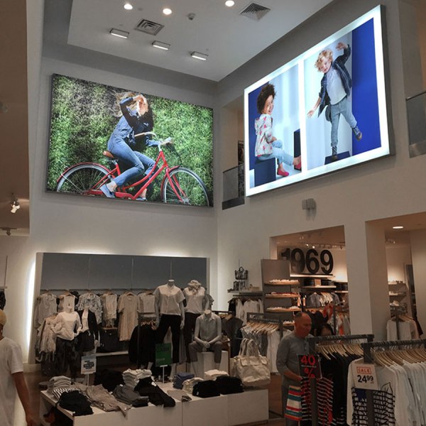 Victoria's Secret - Tension Fabric Display - LED Light Boxes - DPI UK